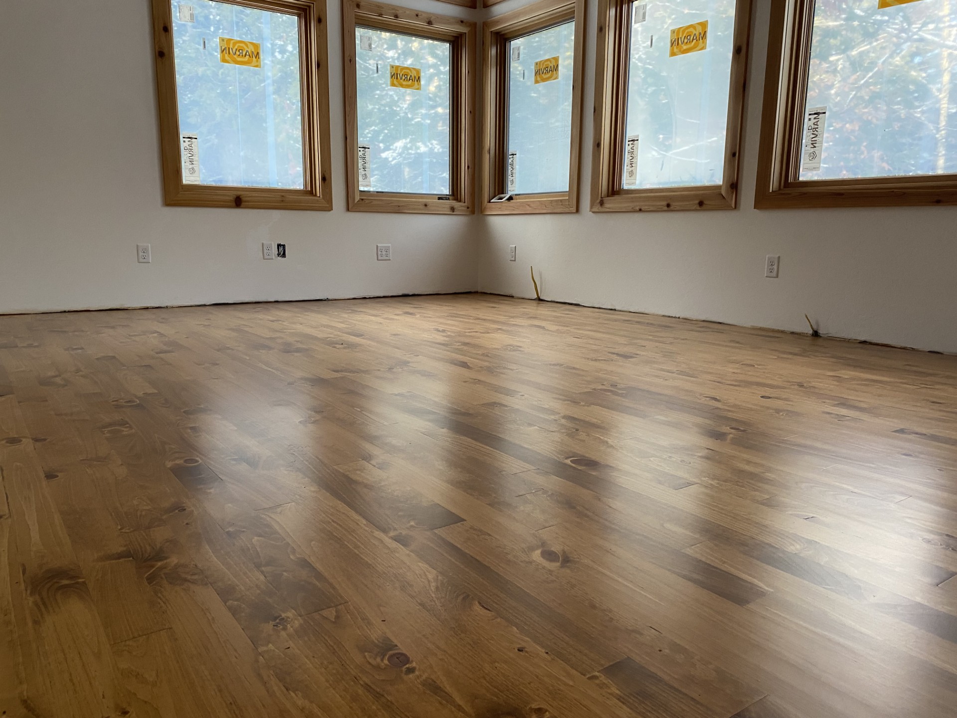 Staining and finishing example two